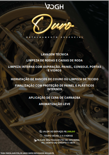 Pacote Ouro — Detalhamento Essencial