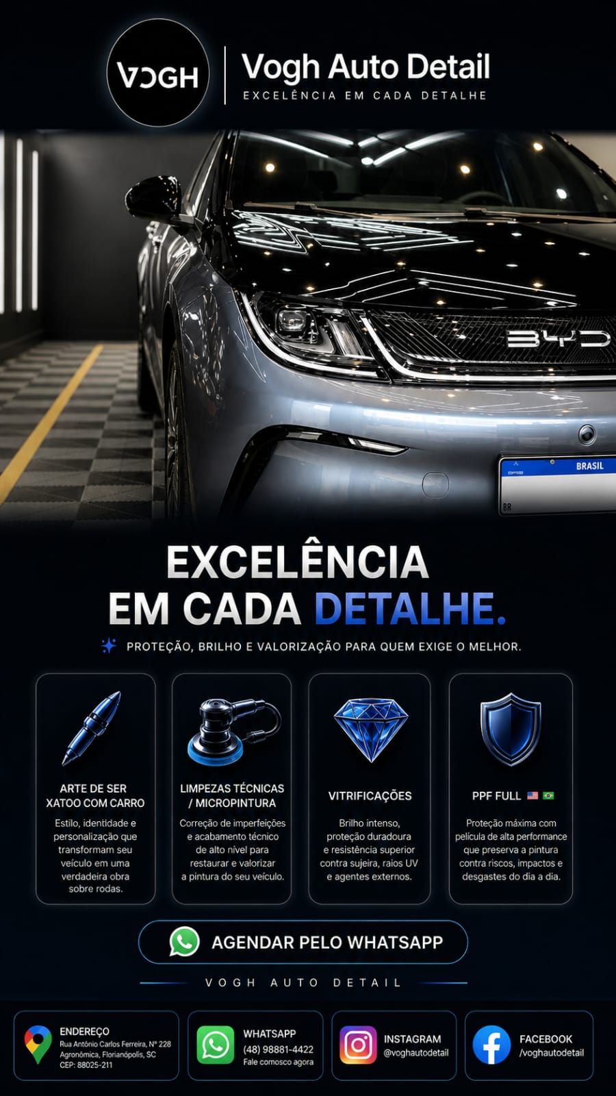 Vogh Auto Detail — Serviços premium