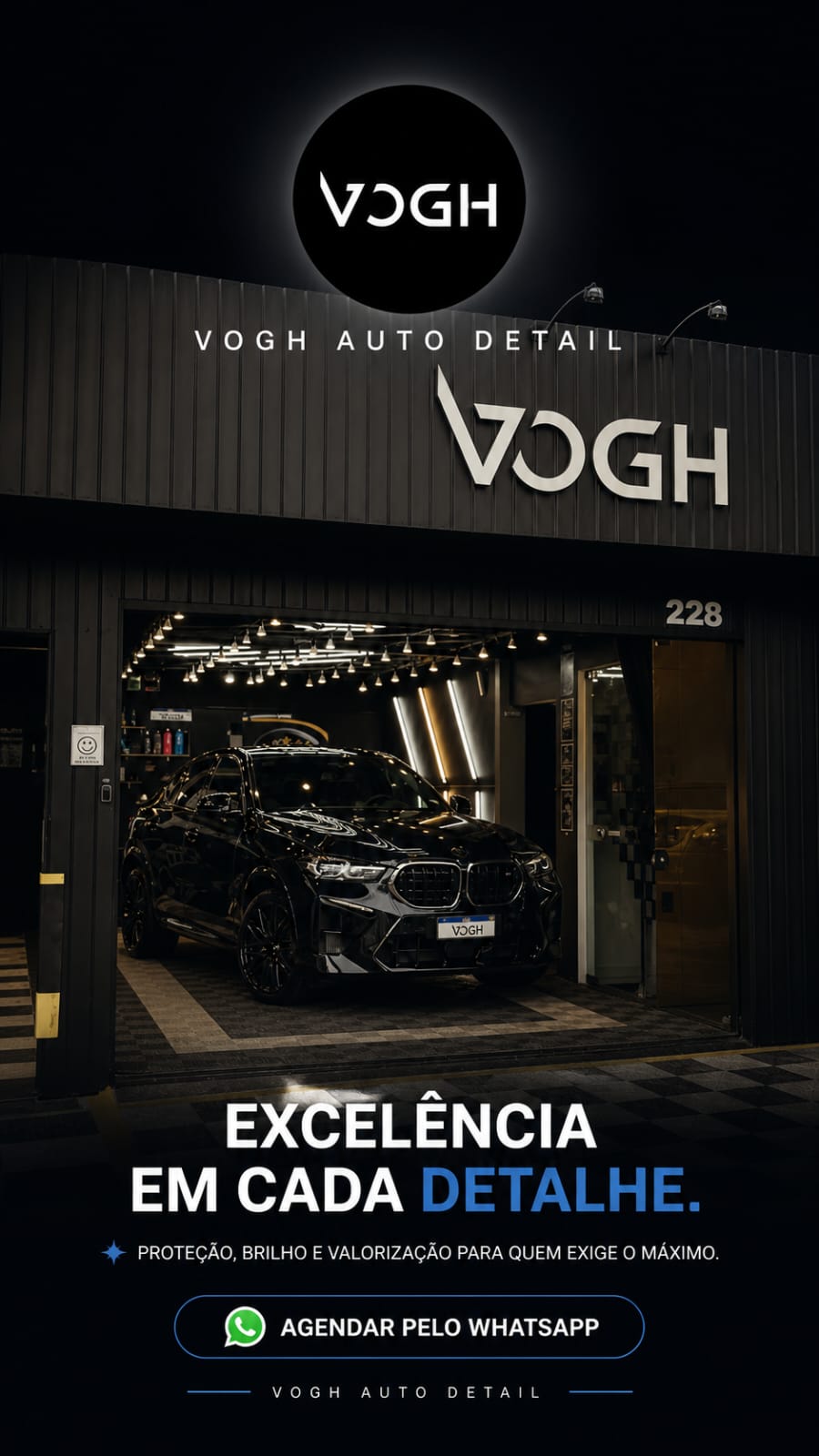 Vogh Auto Detail — Fachada do estúdio